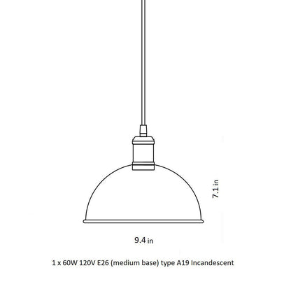 Hubert Pendant Light - Hyper