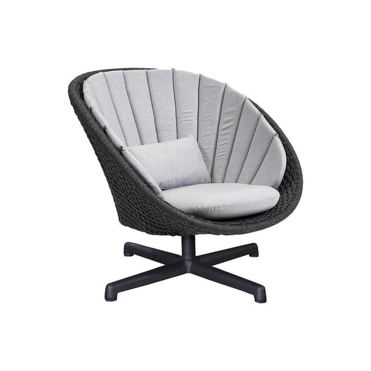 Peacock Lounge Chair with Swivel Base - Hyper