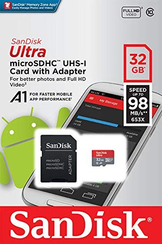 SanDisk micro sd Ultra 32GB + Adapter 98/653